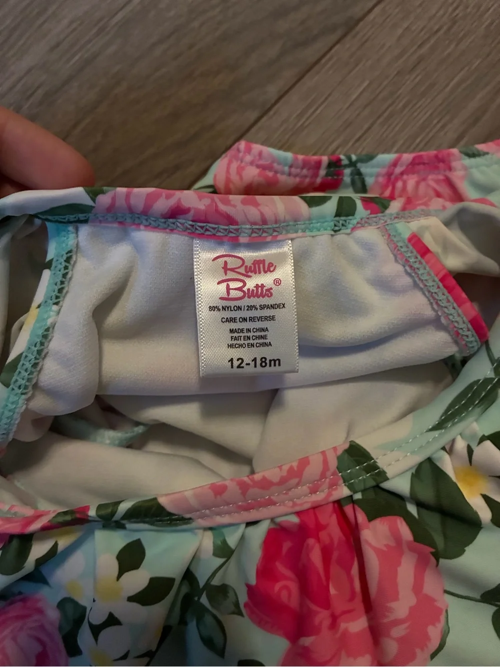 RuffleButts Toddler Swimsuit 12-18M